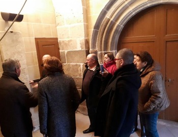 Visite de Jean-Pierre GORGES, Président de l’agglo de Chartres, le 12 janvier 2018.