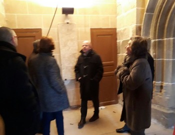 Visite de Jean-Pierre GORGES, Président de l’agglo de Chartres, le 12 janvier 2018.