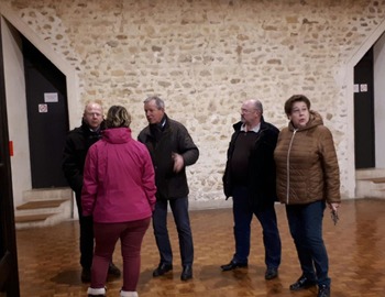 Visite de Jean-Pierre GORGES, Président de l’agglo de Chartres, le 12 janvier 2018.