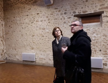 Visite de Jean-Pierre GORGES, Président de l’agglo de Chartres, le 12 janvier 2018.