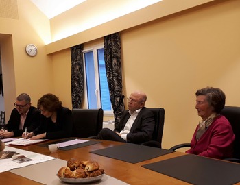 Visite de Jean-Pierre GORGES, Président de l’agglo de Chartres, le 12 janvier 2018.