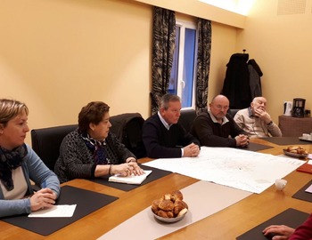 Visite de Jean-Pierre GORGES, Président de l’agglo de Chartres, le 12 janvier 2018.