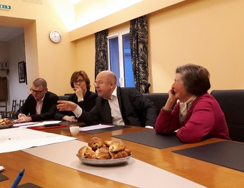 Visite de Jean-Pierre GORGES, Président de l’agglo de Chartres, le 12 janvier 2018.